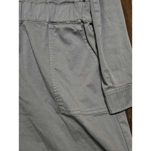 J. Crew Dress  Womens  Zip Front Chino 8  Long Sleeve Gree Granolagirl Academia - Picture 5 of 16